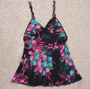 Fredrick's Of Hollywood Tropical Lingerie Nighty